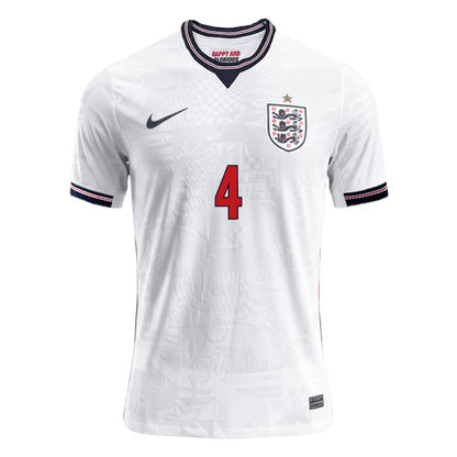 RIJST #4 Engeland Thuis Shirt - WK 2026 Wit Speler