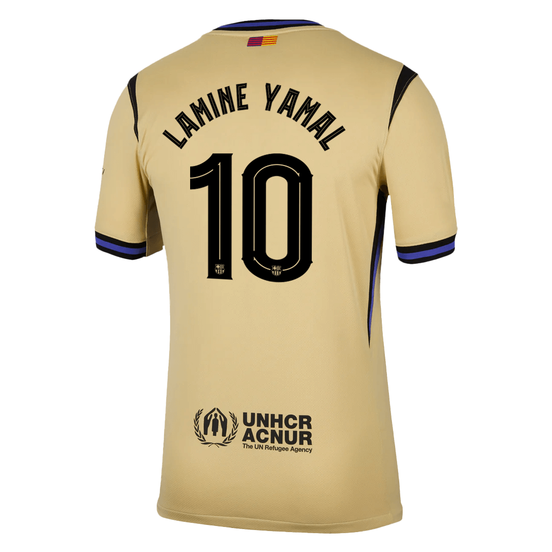 LAMINE YAMAL #10 Barcelona Uit Thuisshirt 2025/26 - UCL