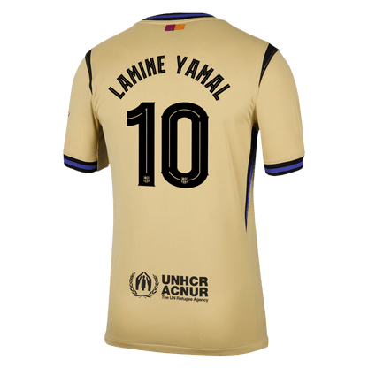 LAMINE YAMAL #10 Barcelona Uit Thuisshirt 2025/26 - UCL