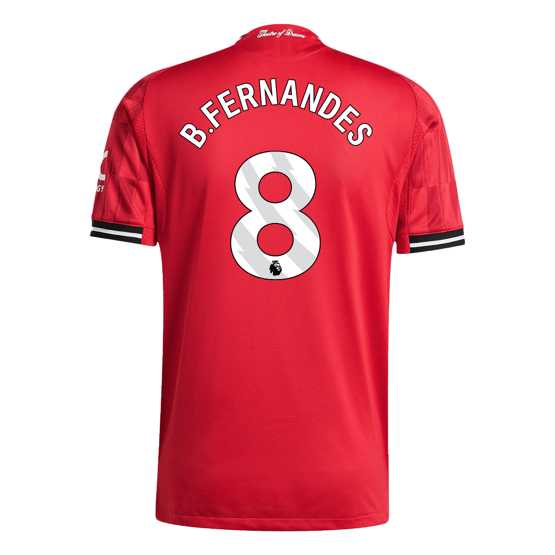 B.FERNANDES #8 Manchester United Thuisshirt 2025/26 Authentiek