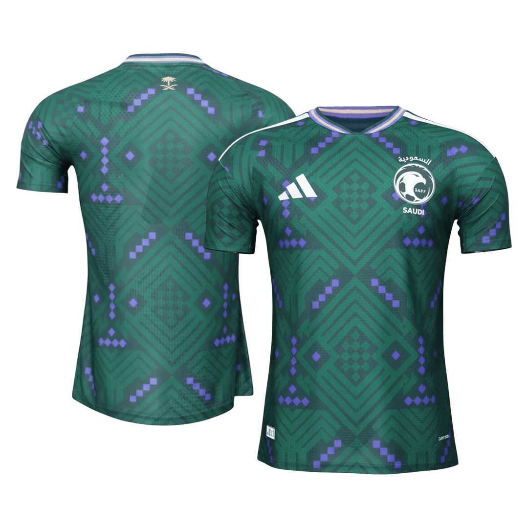Saoedi-Arabië Thuisshirt - Wereldkampioenschap 2026 Groene Speler