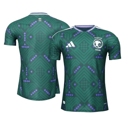 Saoedi-Arabië Thuisshirt - Wereldkampioenschap 2026 Groene Speler