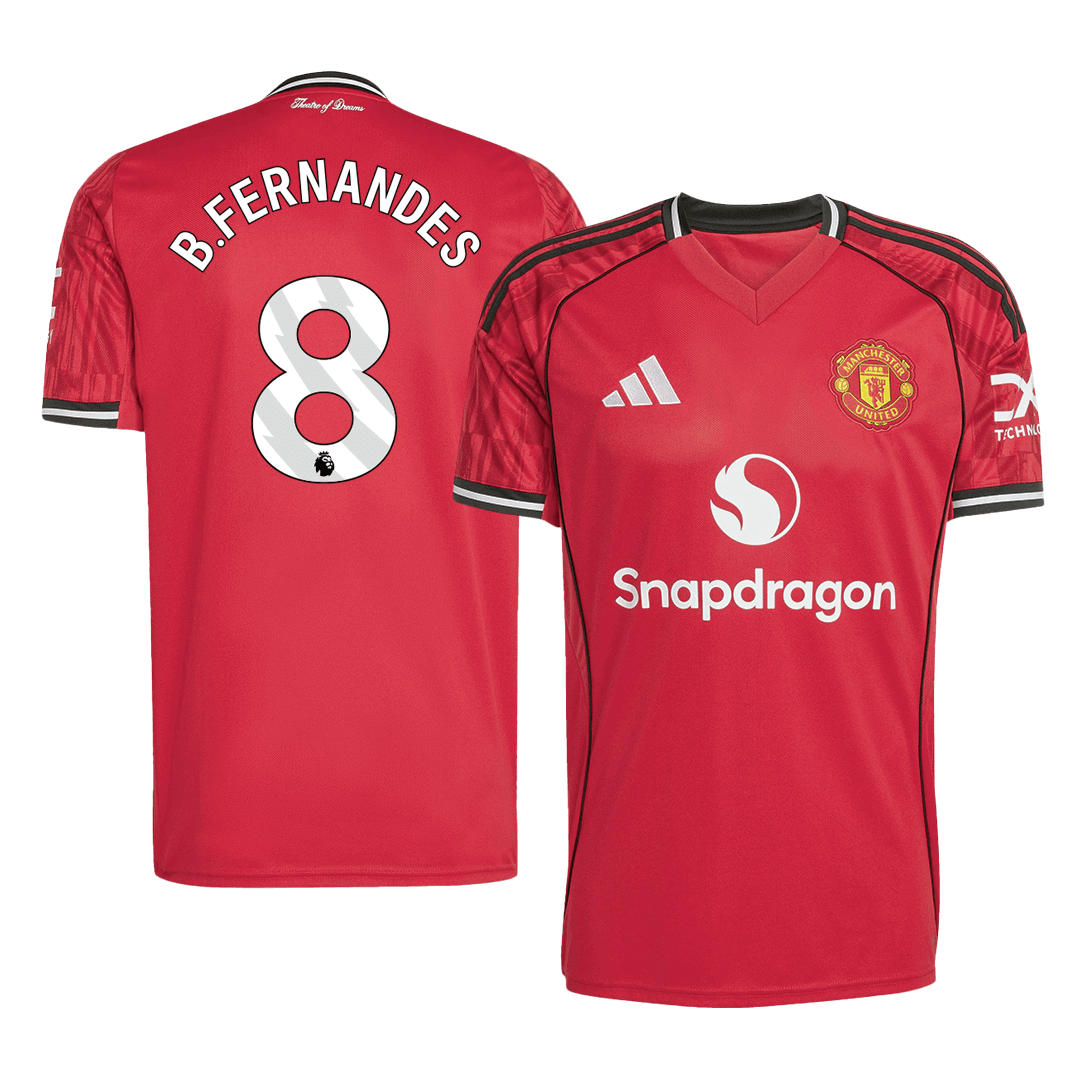 B.FERNANDES #8 Manchester United Thuisshirt 2025/26