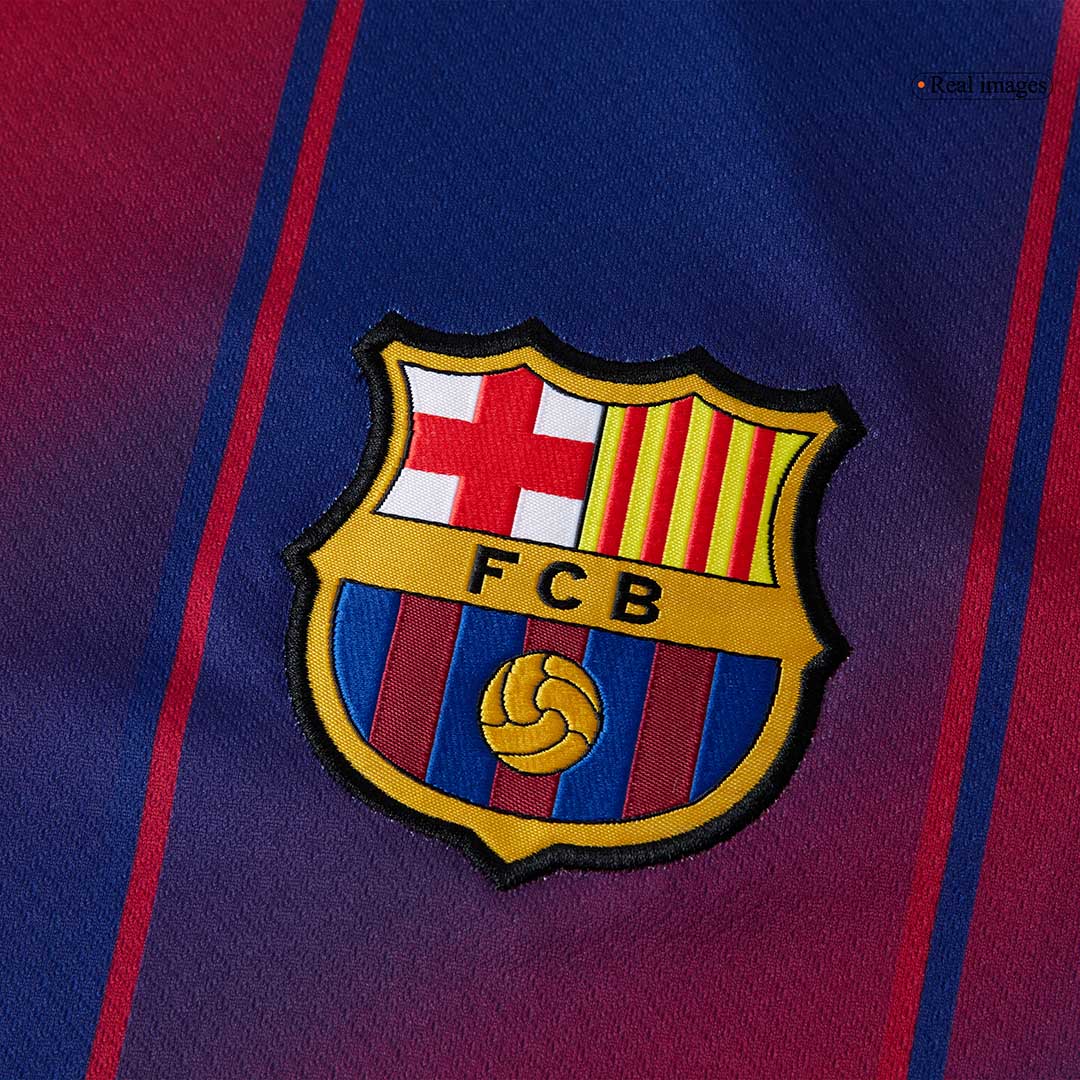 ROONY #28 Barcelone Domicile Maillot 2025/26 Rouge et Bleu - UCL - Super