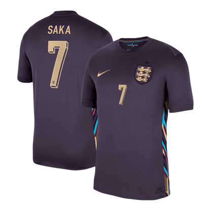 Voetbalshirt SAKA #7 Engeland Uitshirt 2024 - Super