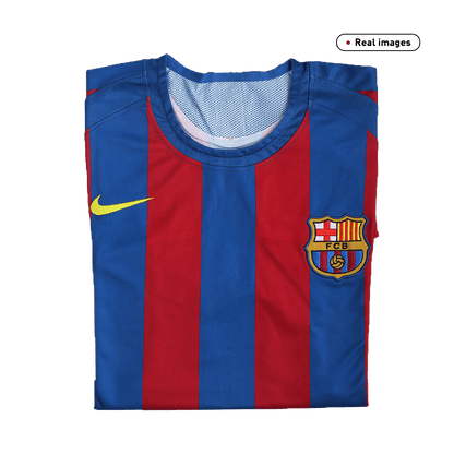 Retro FC Barcelona Thuisshirt 2005/06 - UCL