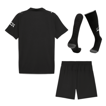 Manchester City Uitshirt Set 2025/26 Zwart