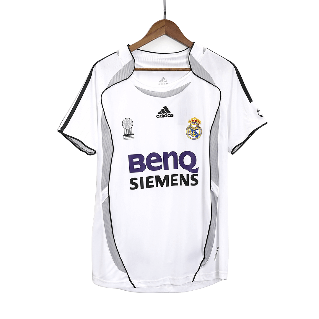 SERGIO RAMOS #4 Retro Real Madrid Thuisshirt 2006/07