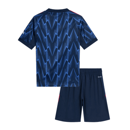 Arsenal Uit Thuistenue 2025/26 Junior Blauw