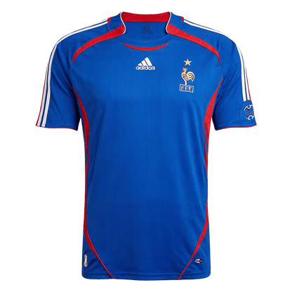 Retro Frankrijk Thuisshirt 2006 Blauw