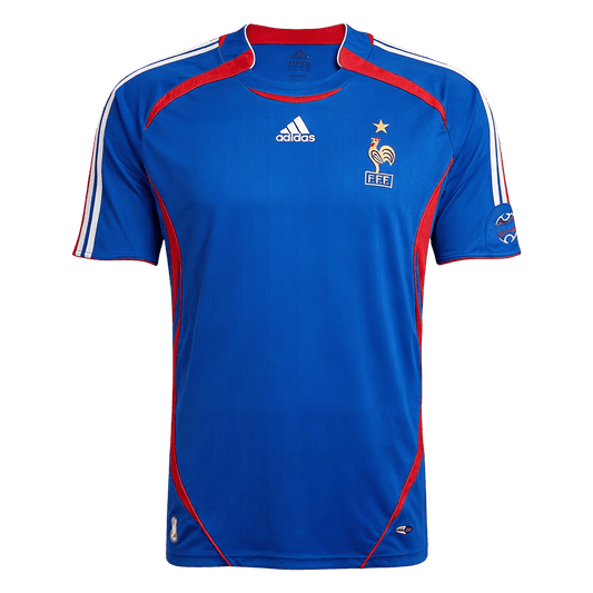 Retro Frankrijk Thuisshirt 2006 Blauw