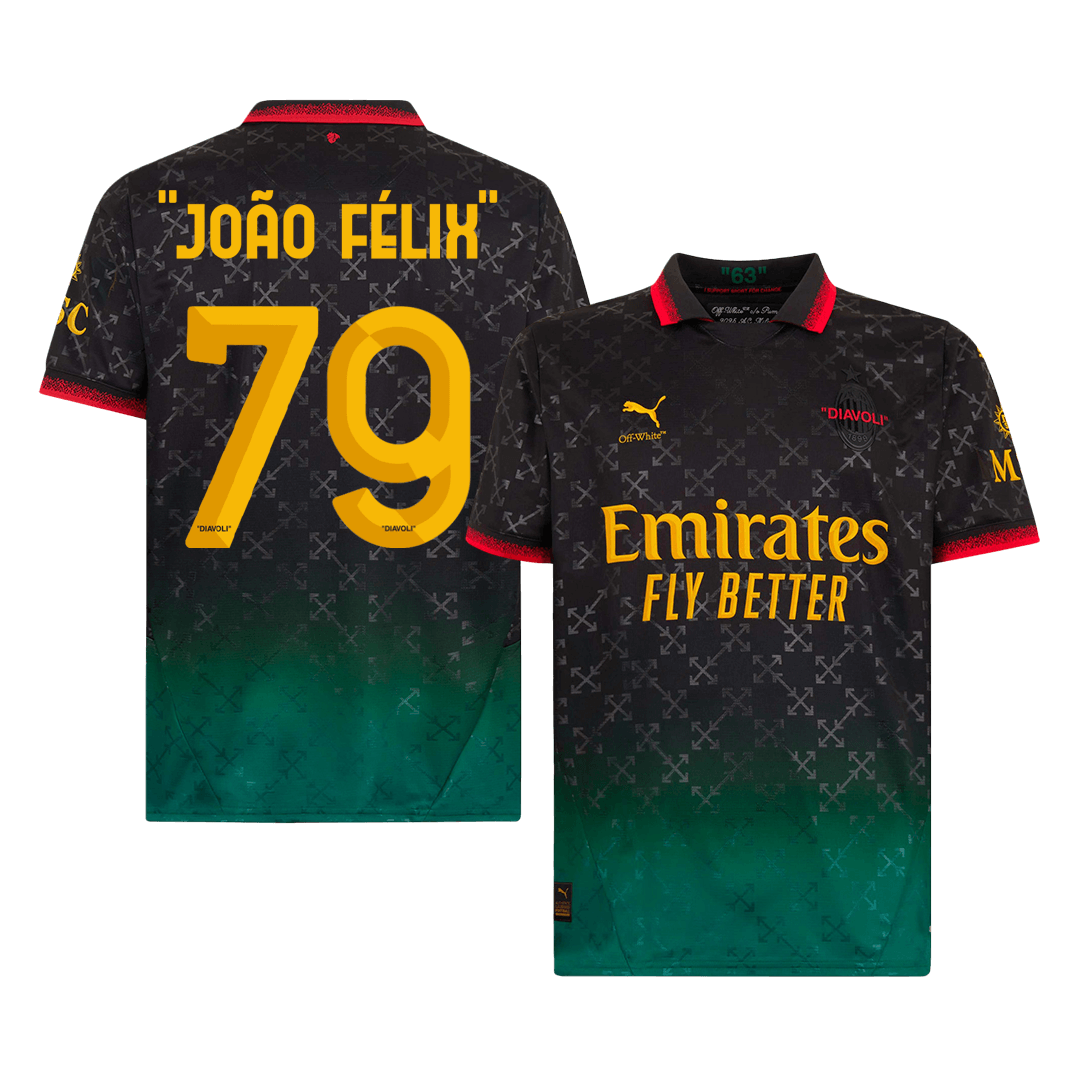 JOÃO FÉLIX' #79 AC Milan Vierde Shirt 2024/25
