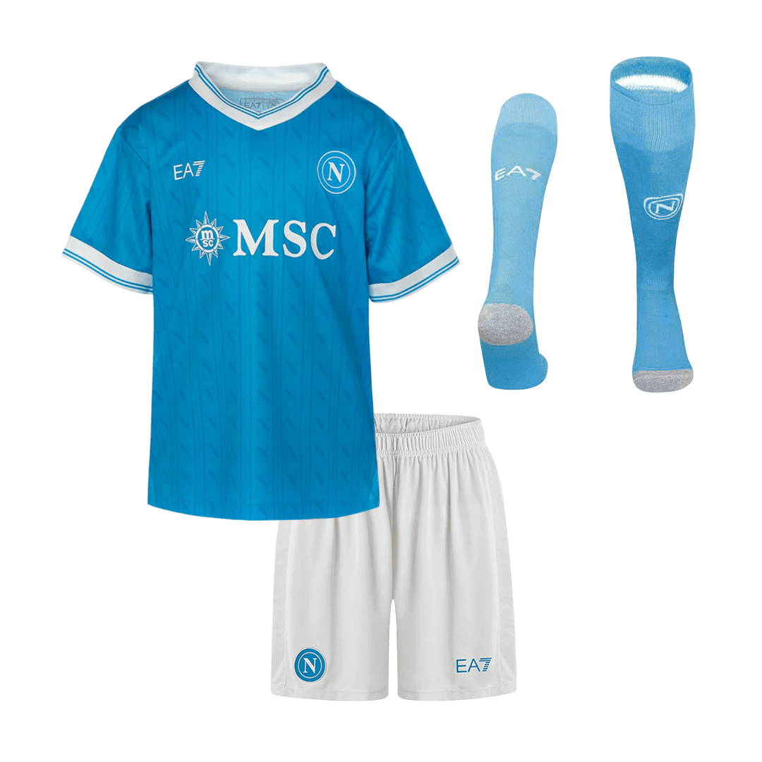 Napels Thuistenue 2025/26 Kinderen Blauw