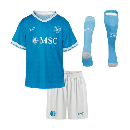 Napels Thuistenue 2025/26 Kinderen Blauw