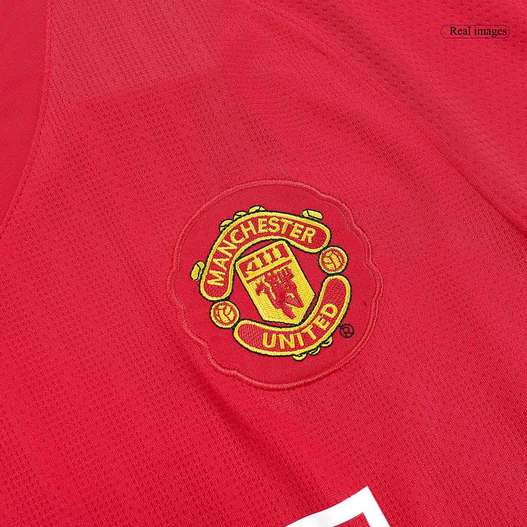 Retro RONALDO #7 Manchester United Thuisshirt Lange Mouwen 2007/08