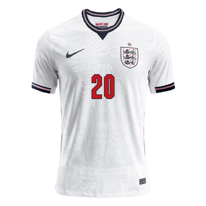 PALMER #20 Engeland Thuisshirt - Wereldkampioenschap 2026 Wit Speler