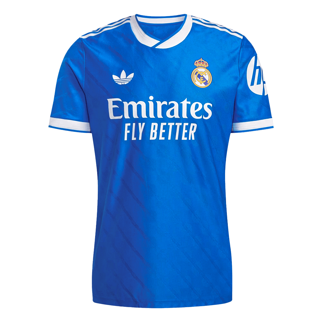 F. MENDY #23 Real Madrid Derde Thuisshirt 2025/26 Blauw Speler