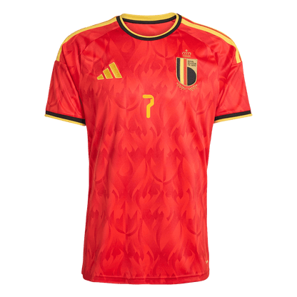 DE BRUYNE #7 België Thuisshirt - WK 2026 Rood