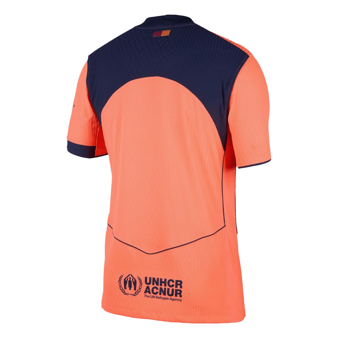 Barcelona Derde Thuisshirt 2025/26 Oranje Authentiek