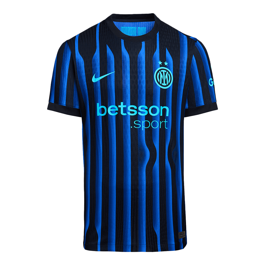 PAVARD #28 Inter Milan Thuisshirt 2025/26 Blauw&Zwart Authentiek