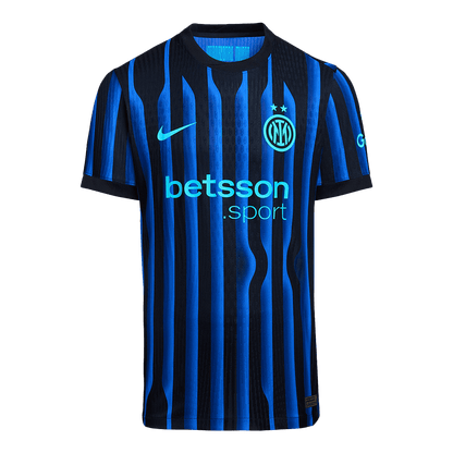 DUMFRIES #2 Inter Milan Thuisshirt 2025/26 Blauw&Zwart Authentiek