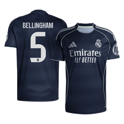 BELLINGHAM #5 Real Madrid Uit Thuisshirt 2025/26