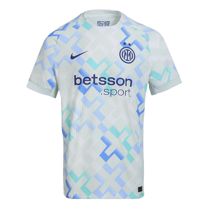 DUMFRIES #2 Inter Milaan Uitshirt 2025/26 Blauw Authentiek