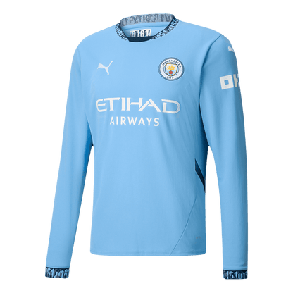 Manchester City Thuisshirt Lange Mouwen 2024/25