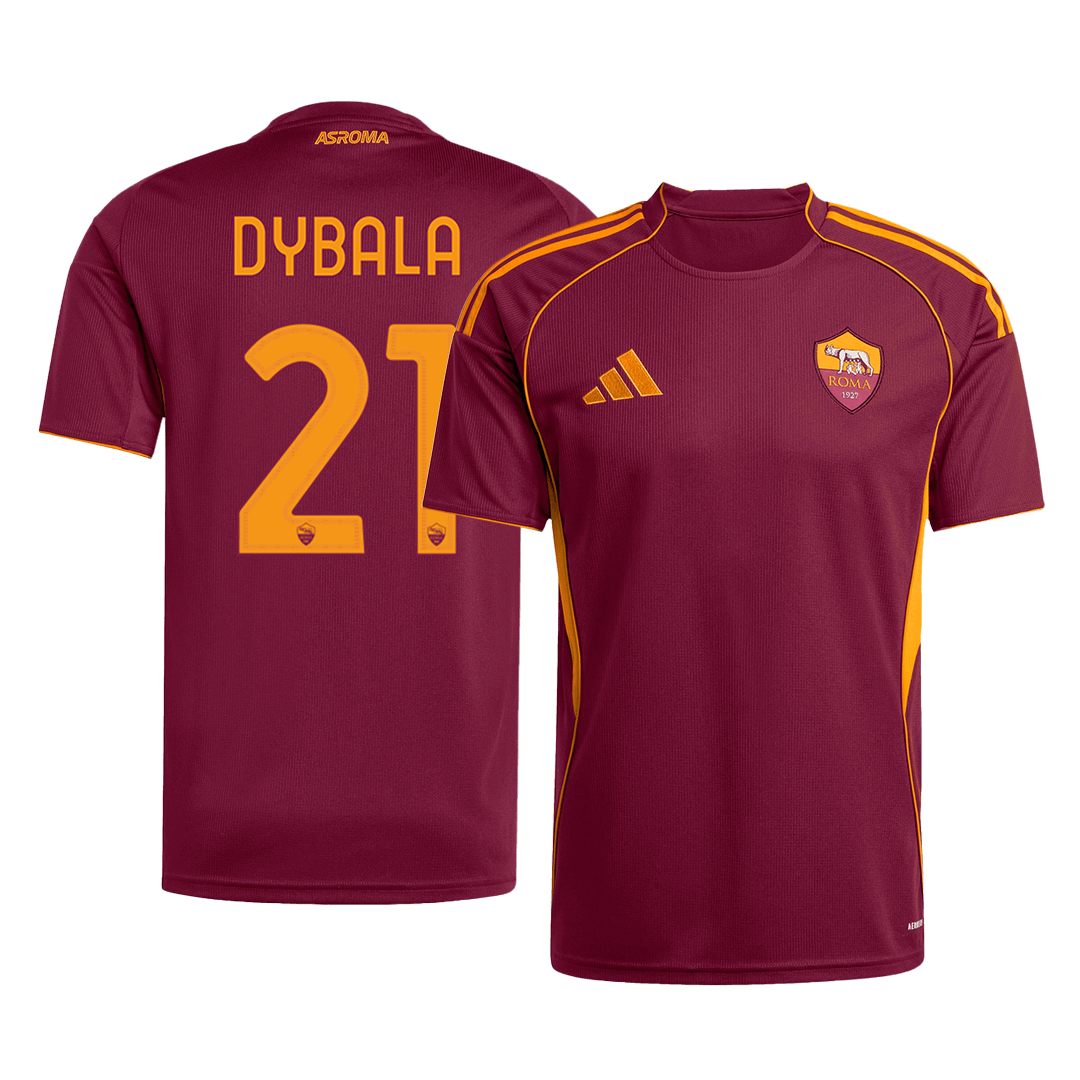 DYBALA #21 Roma Thuis Shirt 2025/26 Rood