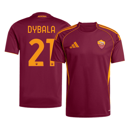 DYBALA #21 Roma Thuis Shirt 2025/26 Rood