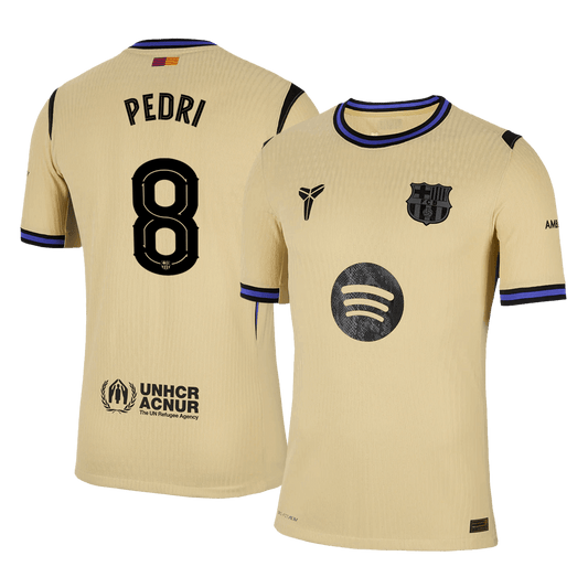 PEDRI #8 Barcelona Uit Thuisshirt 2025/26 Authentiek - UCL