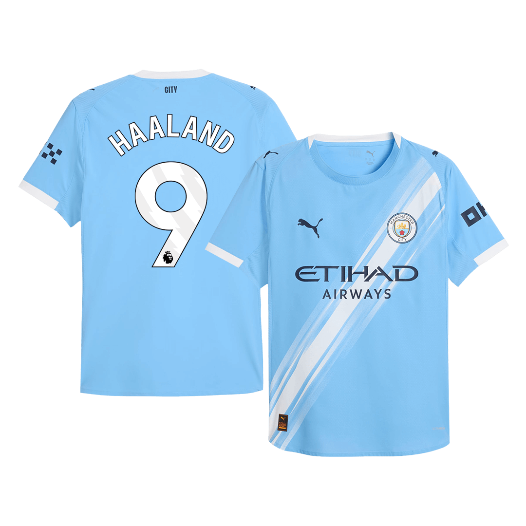 HAALAND #9 Manchester City Thuisshirt 2025/26 Authentic