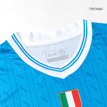 DE BRUYNE #11 Napoli Thuis Shirt 2025/26 Blauw