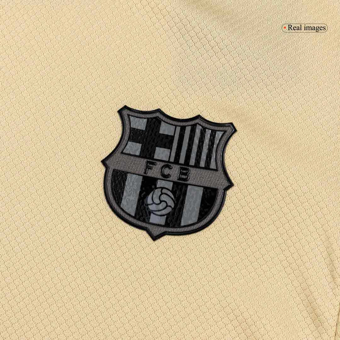 FC Barcelona Uit Thuisshirt Kit 2025/26 Jeugd Geel&Zwart