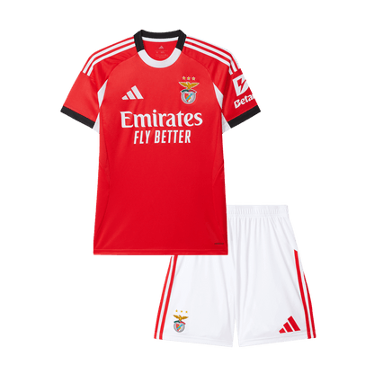Lissabon Thuistenue Kit 2025/26 Kind Rood