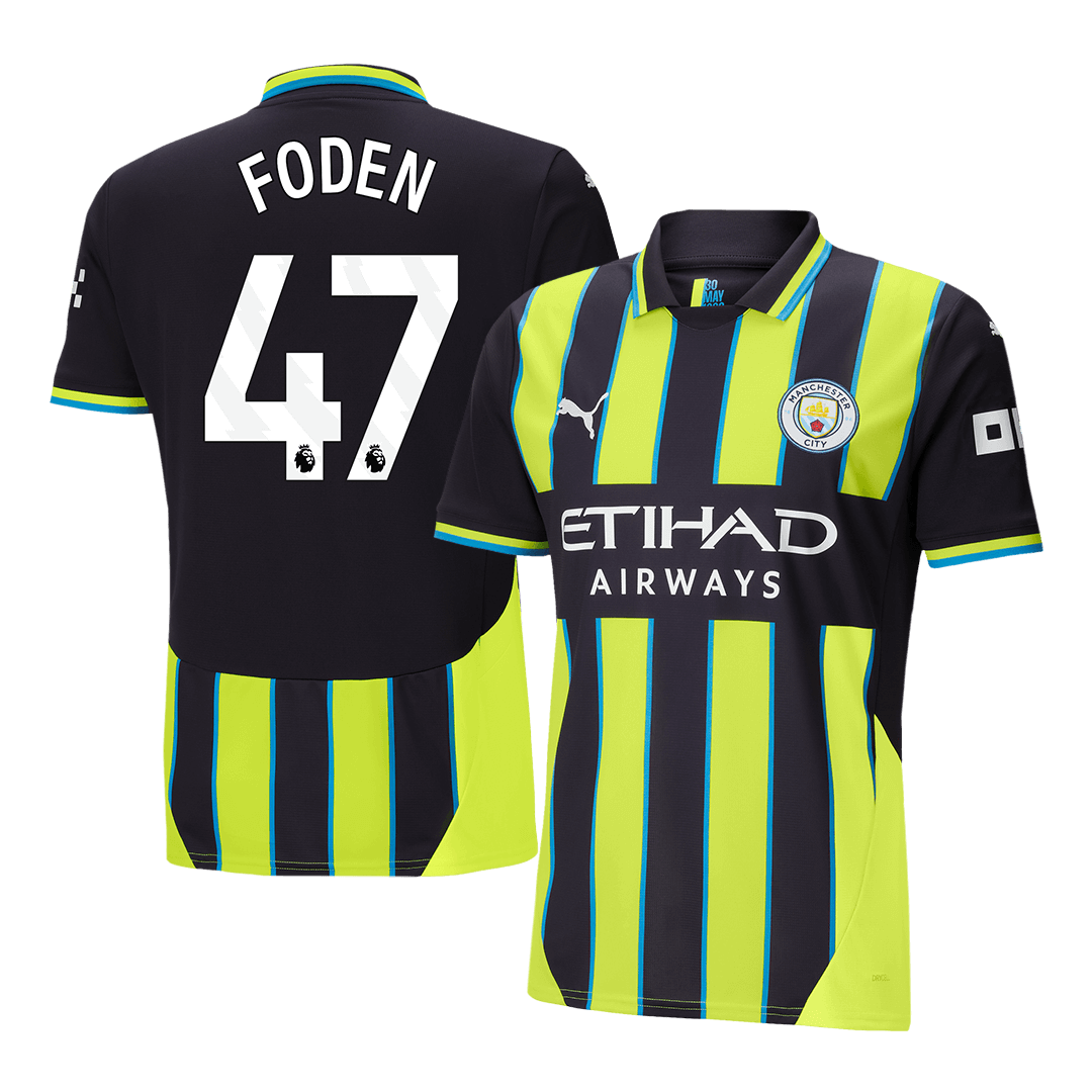 Voetbalshirt FODEN #47 Manchester City Uitshirt 2024/25