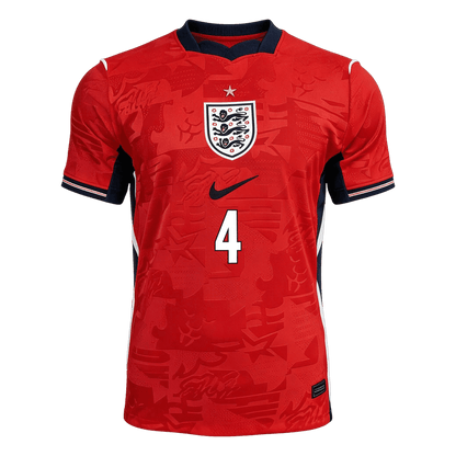 RIJST #4 Engeland Uitshirt - Wereldbeker 2026 Rood