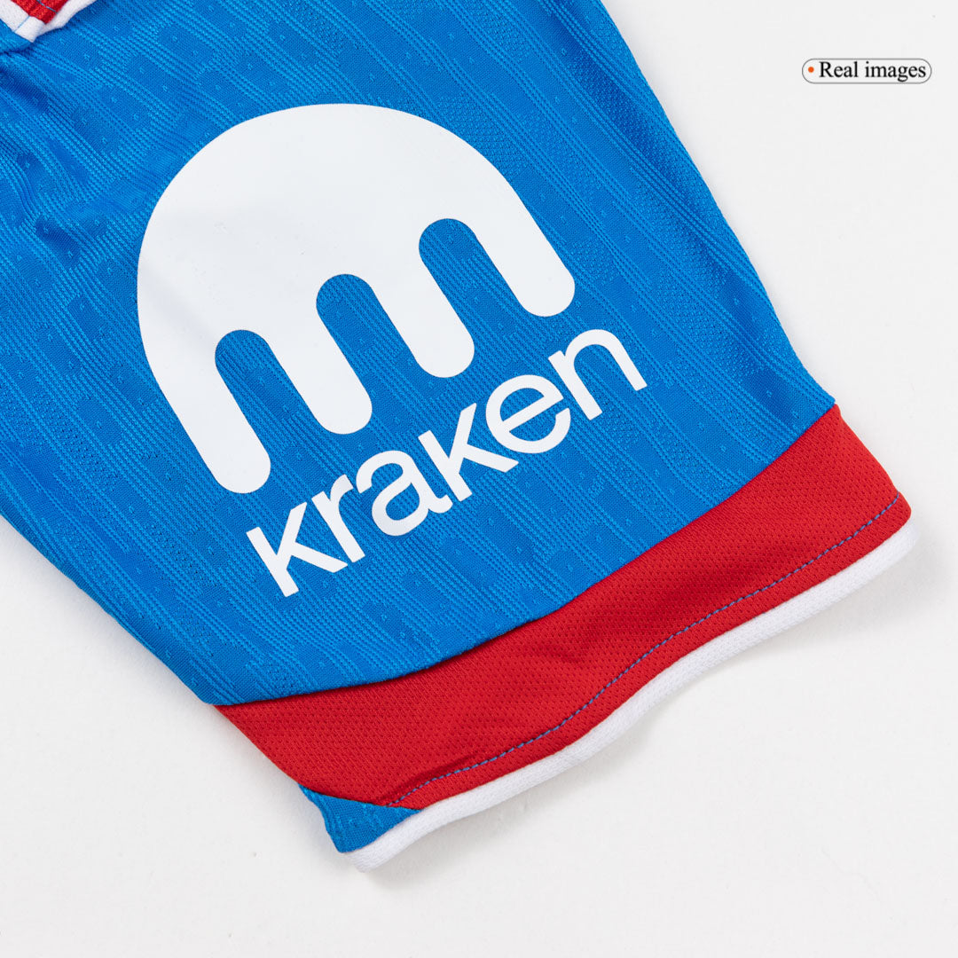 SØRLOTH #9 Atlético Derde Thuisshirt 2025/26 Blauw Speler