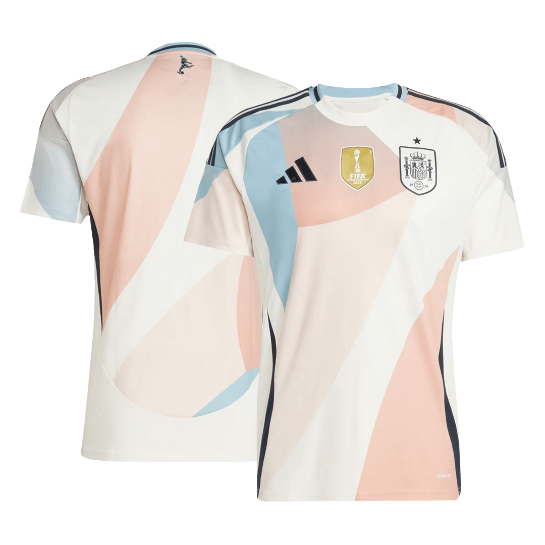 Spanje Uit Thuisshirt 2025 - Vrouwen Euro