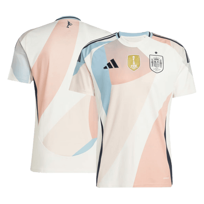 Spanje Uit Thuisshirt 2025 - Vrouwen Euro