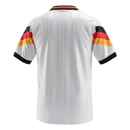 Retro Duitsland Thuisshirt 1992 Wit