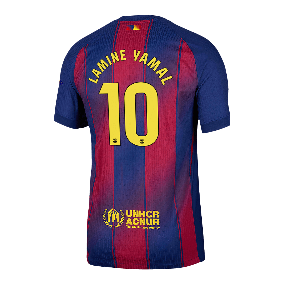 LAMINE YAMAL #10 Barcelona Thuisshirt 2025/26 Authentiek