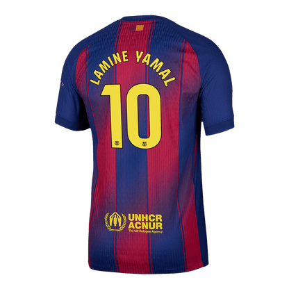 LAMINE YAMAL #10 Barcelona Thuisshirt 2025/26 Authentiek