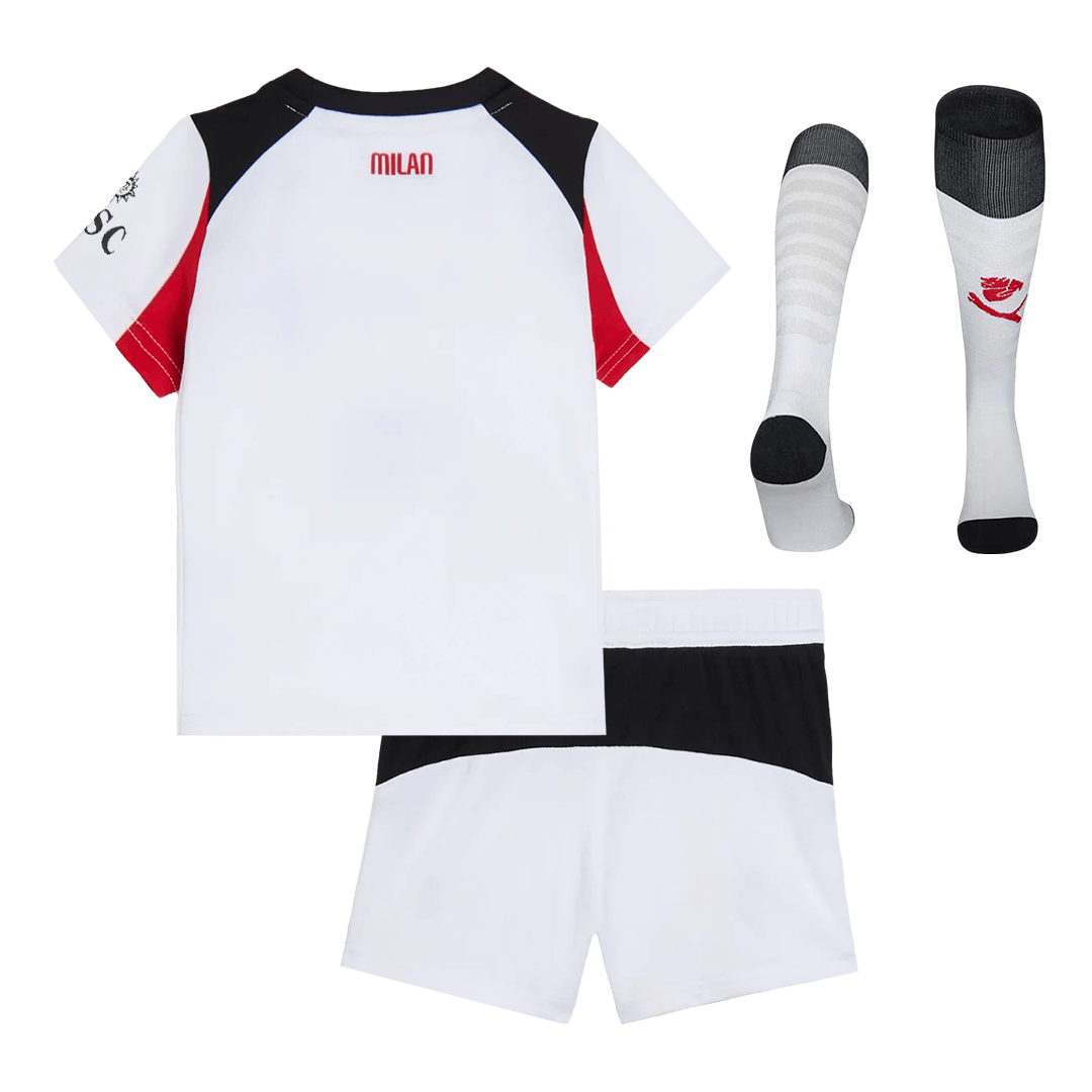 AC Milan Uit Thuisshirt Kit 2025/26 Kinderen Wit