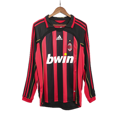 Retro AC Milan Thuisshirt Lange Mouwen 2006/07