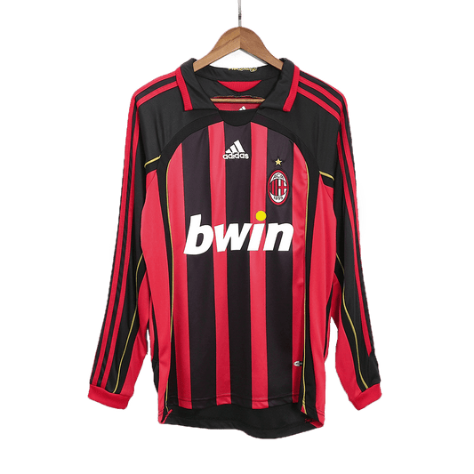 Retro AC Milan Thuisshirt Lange Mouwen 2006/07