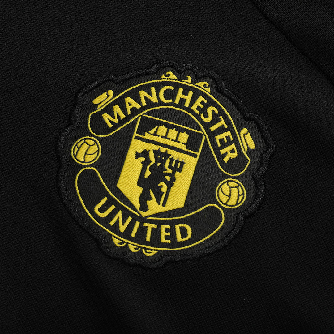 Manchester United Sweatshirt Tenue 2025/26 Kind Zwart