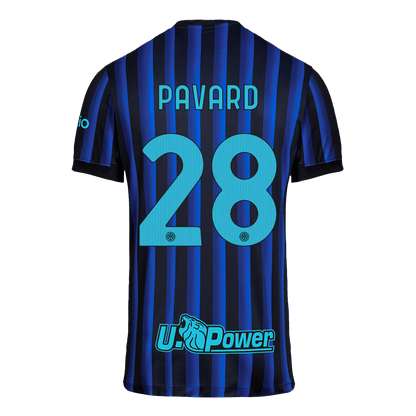 PAVARD #28 Inter Milan Thuisshirt 2025/26 Blauw&Zwart