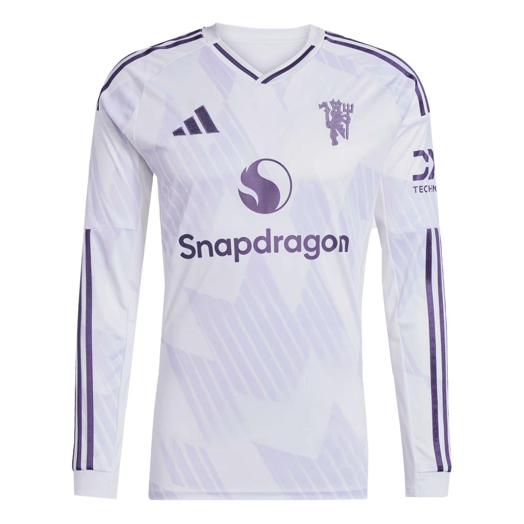 Manchester United Uit Thuisshirt Lange Mouwen 2025/26
