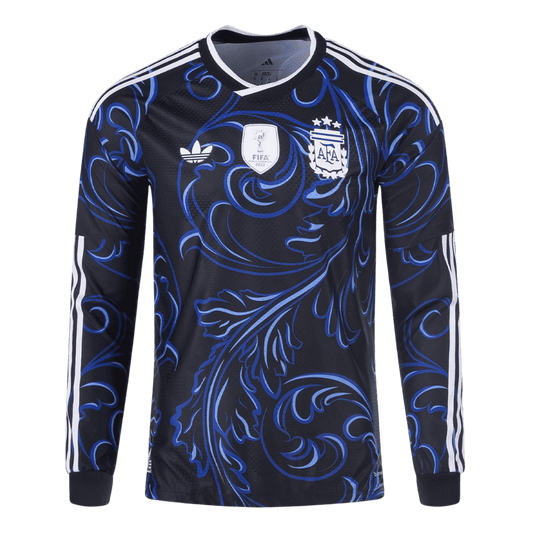 Argentinië Uitshirt Lange Mouwen 2026 Marineblauw Grote Maat